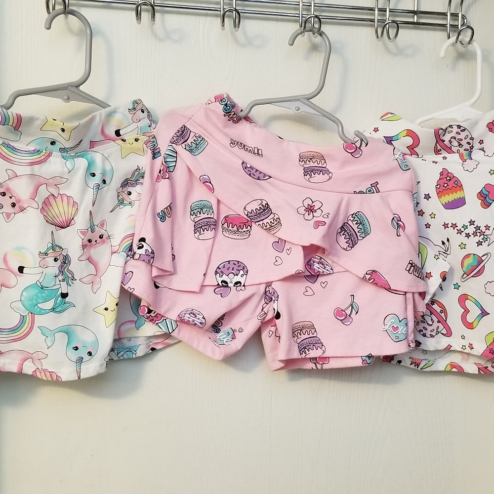 💜SOLD💜 3 unworn skorts size 5/6
